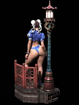 Chun-Li Sculpture thumbnail 4