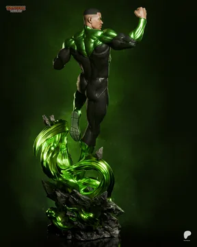 Green Lantern Sculpture thumbnail 4