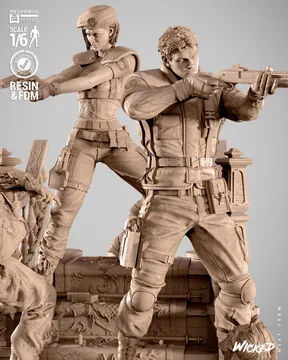 Chris and Jill Diorama thumbnail 2