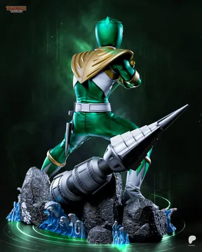 Green Ranger Sculpture thumbnail 4