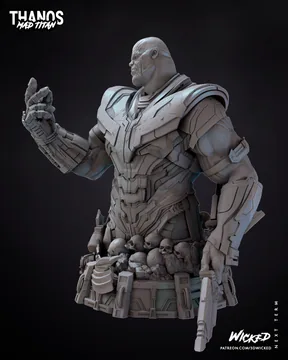 Thanos Bust thumbnail 5