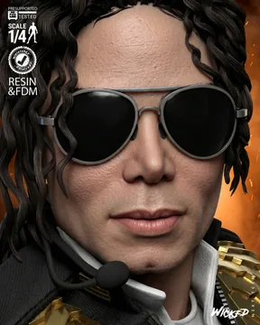 Michael Jackson Bust thumbnail 5