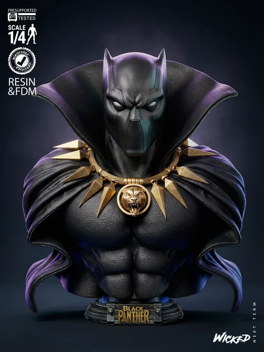 Black Panther Bust