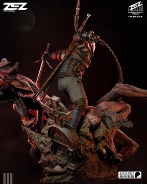 Geralt Sculpture thumbnail 4