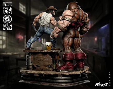 Logan VS Juggernaut Diorama thumbnail 2