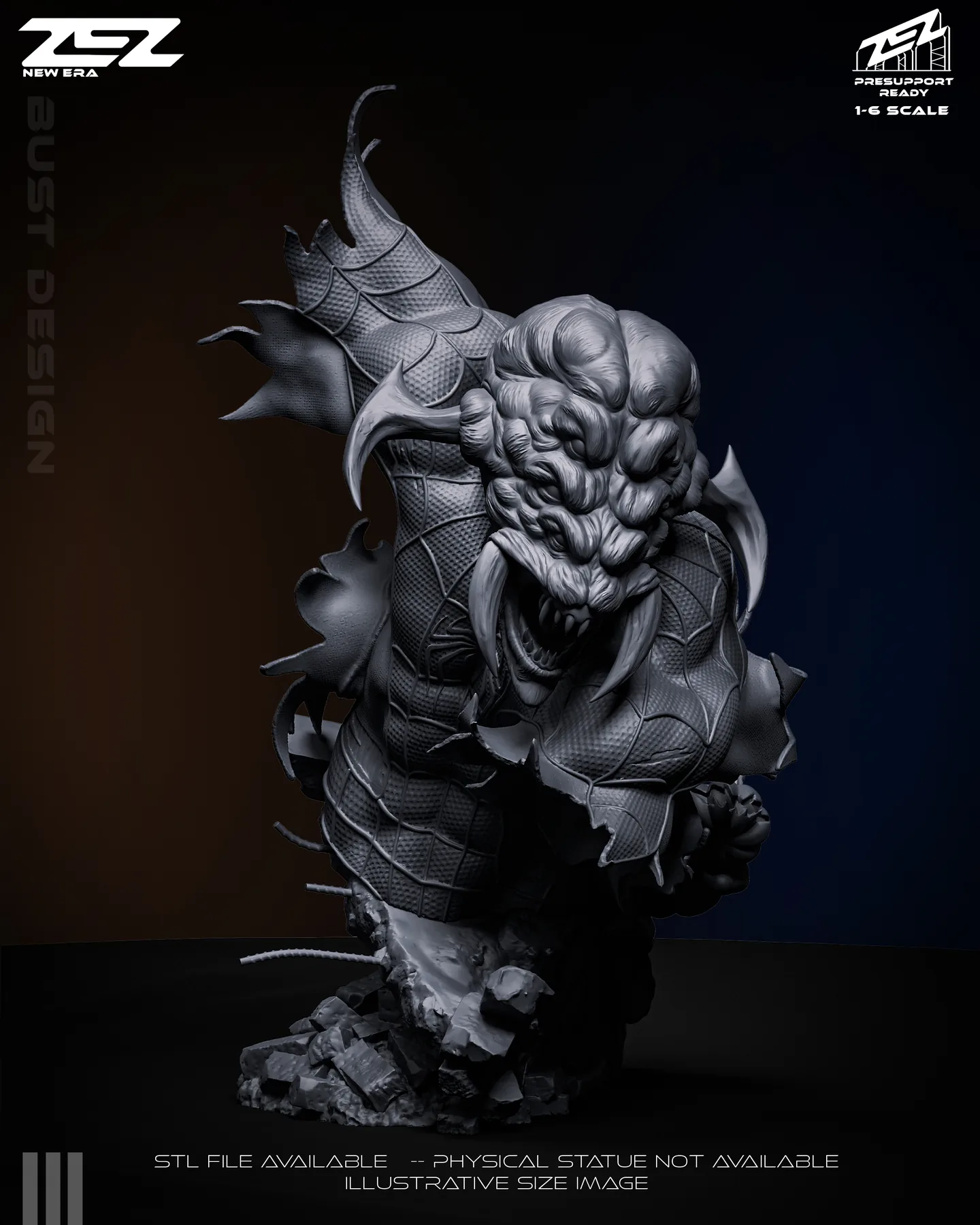 Man Spider Bust