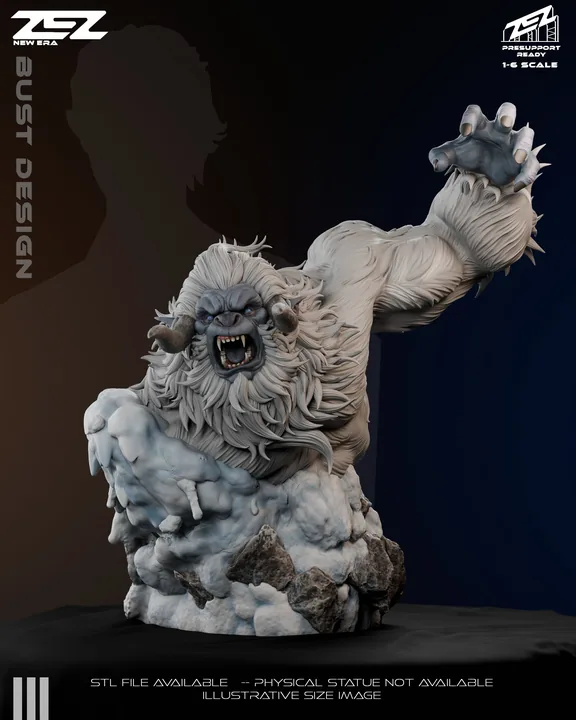 Yeti Bust