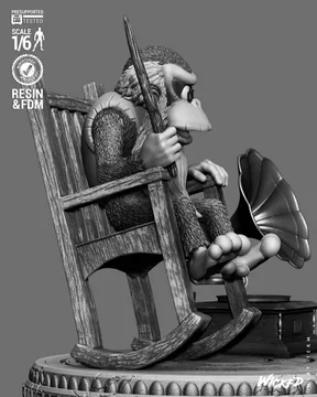 Cranky Kong Sculpture thumbnail 3