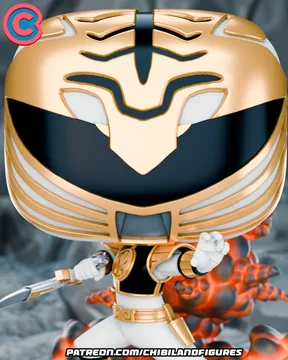 White Ranger Chibi thumbnail 5
