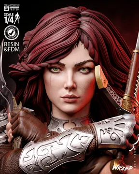 Red Sonja Portrait Bust thumbnail 4
