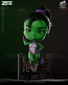 She Hulk Chibi thumbnail 5