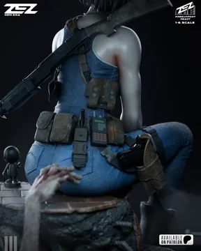 Jill Valentine Sculpture thumbnail 6