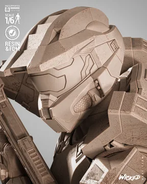 Master Chief Sculpture thumbnail 3