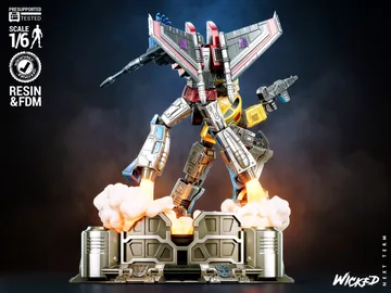 Wicked August 2026 Term Tranformers Bumbublee and Starscream Diorama thumbnail 3