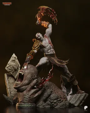 Kratos Sculpture thumbnail 3