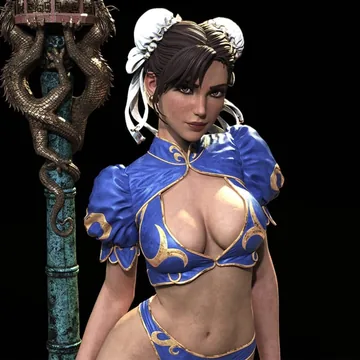 Chun-Li Sculpture thumbnail 2
