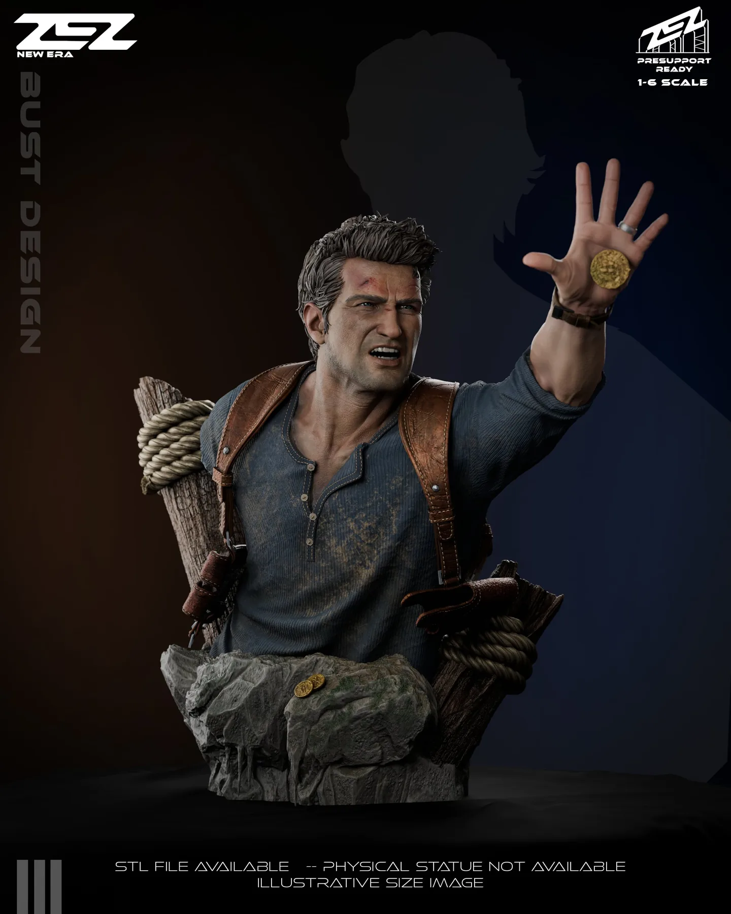 Nathan Drake Bust