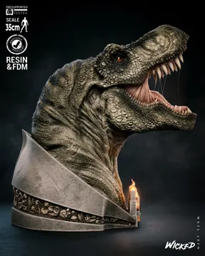 T-Rex Bust thumbnail 2