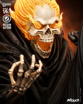 Ghost Rider Caleb Sculpture thumbnail 3