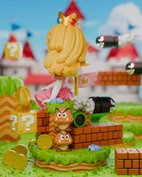Princess Peach Chibi thumbnail 3