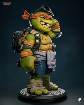 Michelangelo Chibi thumbnail 5