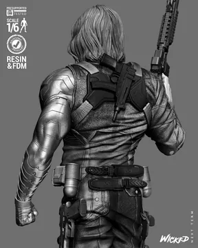 Winter Soldier Sculpture thumbnail 6