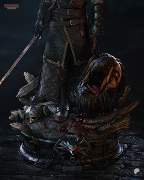 Geralt Sculpture thumbnail 4