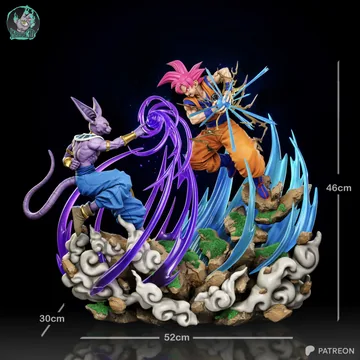 Goku vs Beerus Sculpture thumbnail 6