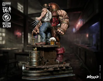 Logan VS Juggernaut Diorama thumbnail 3