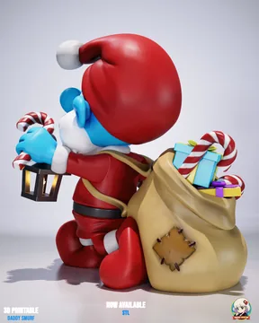 Pappa Smurf Chibi thumbnail 4