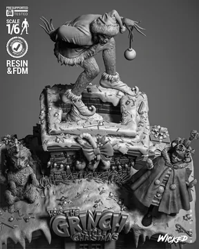 Grinch, Cindy and Max Diorama thumbnail 6