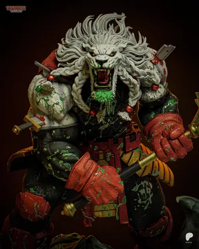 Battle Beast Sculpture thumbnail 2