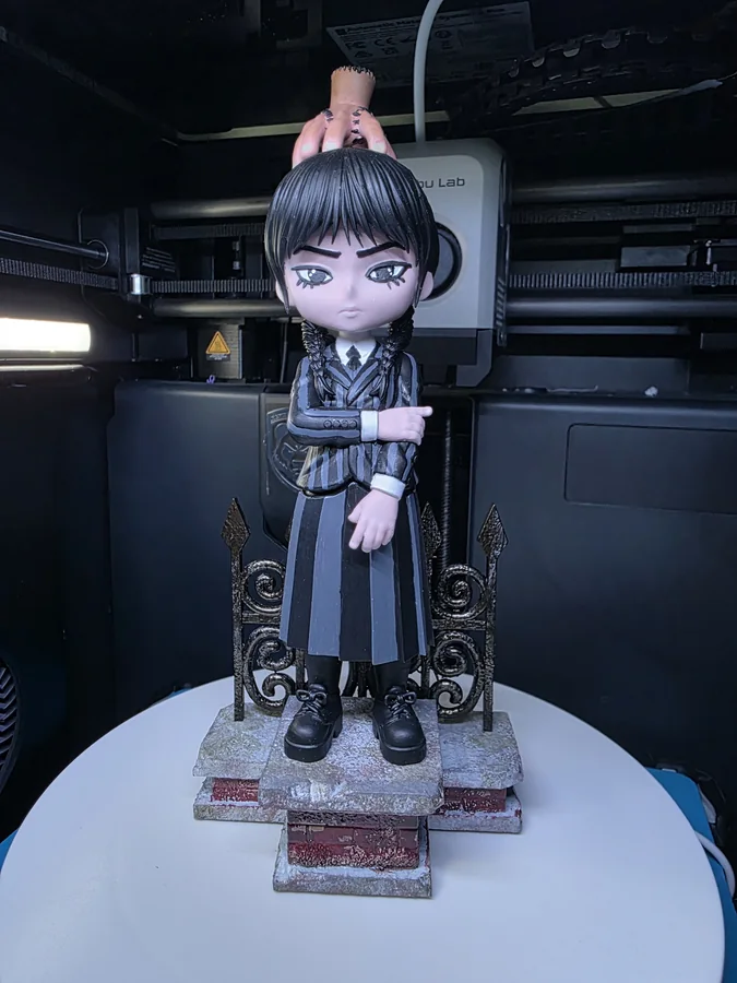 Wednesday Addams Chibi