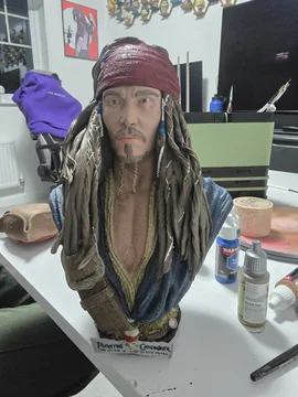 Jack Sparrow Bust thumbnail 2