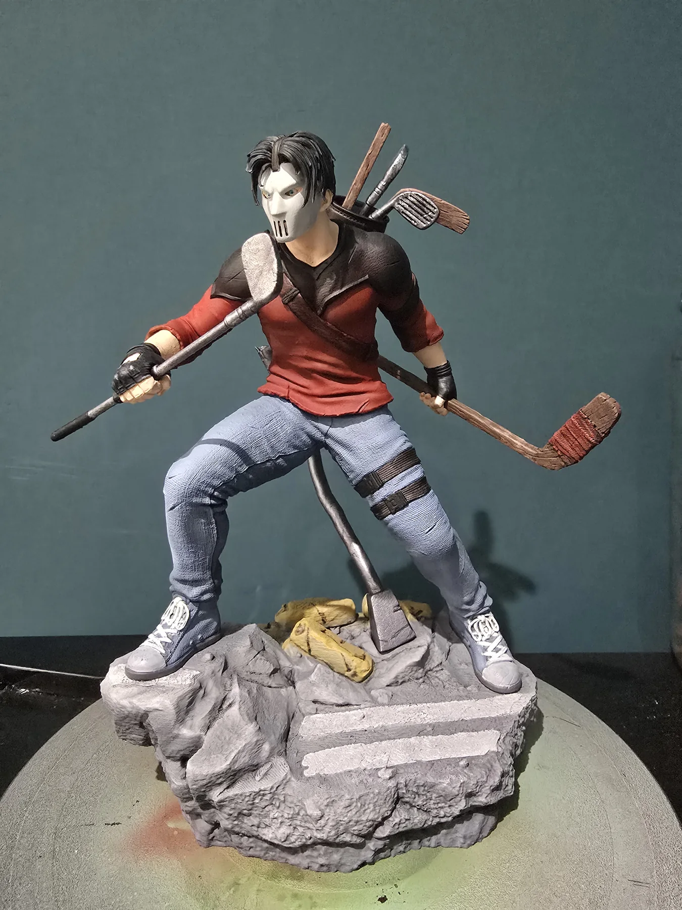 Casey Jones Sculpture